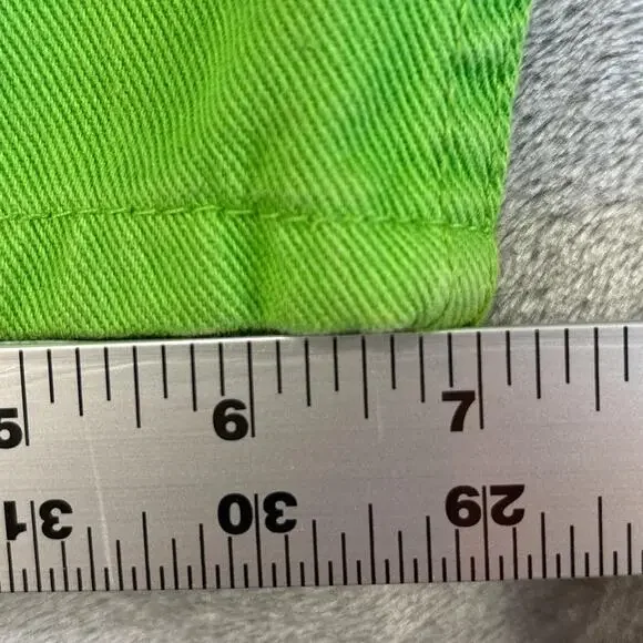 Vintage 90s IMPAQ Green Denim womens Jeans Carpenter Utility size 25/29 - Picture 8 of 8